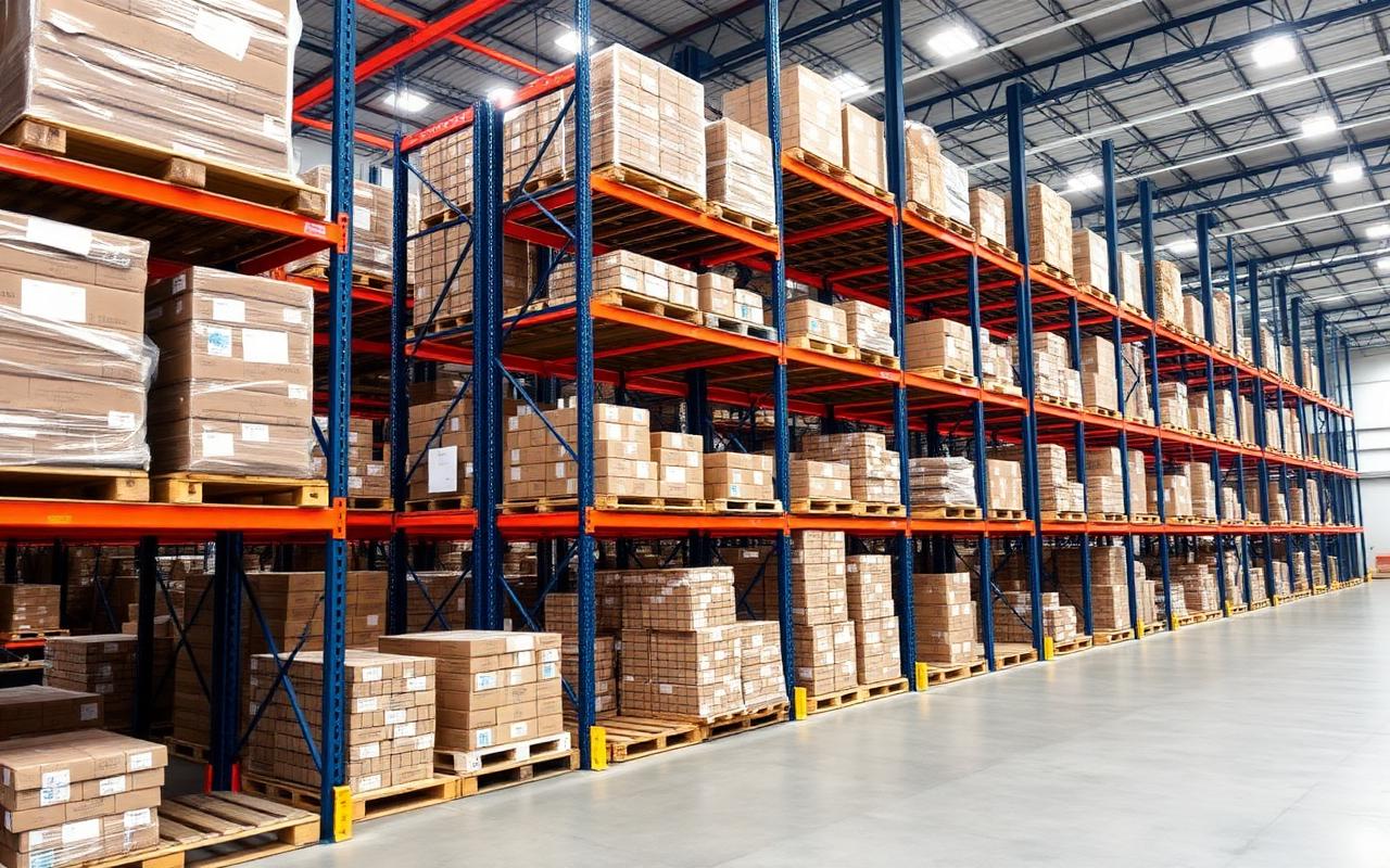 Inside the Rao Logistics warehouse
